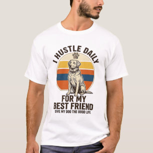Camisa de Amante de Cachorro Gravura Vintage Traba