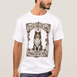 Camisa de Amante de Cão Collie com Citação de Grav