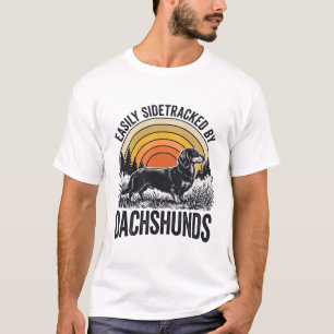 Camisa de Amante de Dachshund Facilmente Desviado 