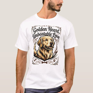 Camisa de Amante de Golden Retriever Presente Vint