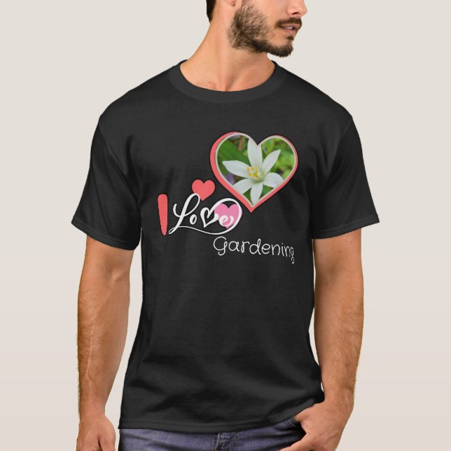 Camisa de amante de jardinagem (Frente)