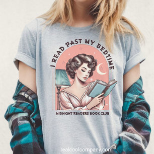 Camisa de Amante de Livros Retrô Camisa do Clube d