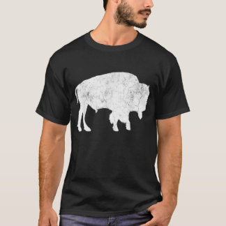 Camisa de Amante de os animais do Buffalo Retroati