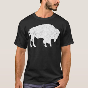 Camisa de Amante de os animais do Buffalo Retroati