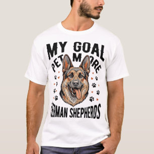 Camisa de Amante de Pastor Alemão com Gravação Vin