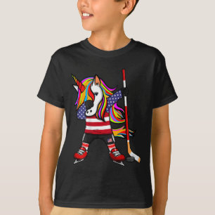 Camisa de Amantes de Hóquei no Gelo Unicórnio Dabb