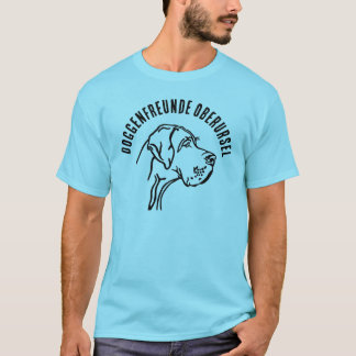 Camisa de amigos doggen com duas impressões e text