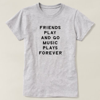 Camisa de Amigos e Música Mulheres