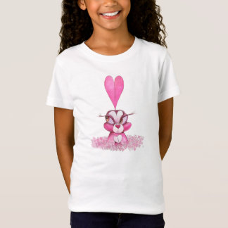 Camisa de amor coelho - tamanho infantil