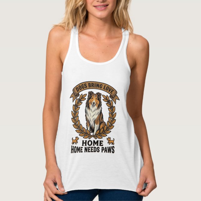 Camisa de Amor de Cachorro Desenho de Louro de Gra (Frente)