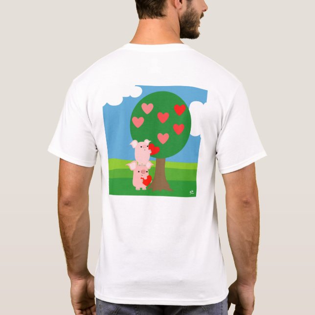 Camisa de amor (design no verso) (Verso)