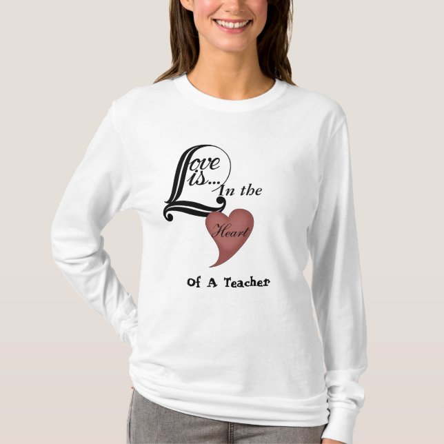 Camisa de Amor do Professor (Frente)