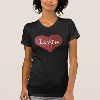 Camisa De Amor Meninas Twofer Sheer (Feita)