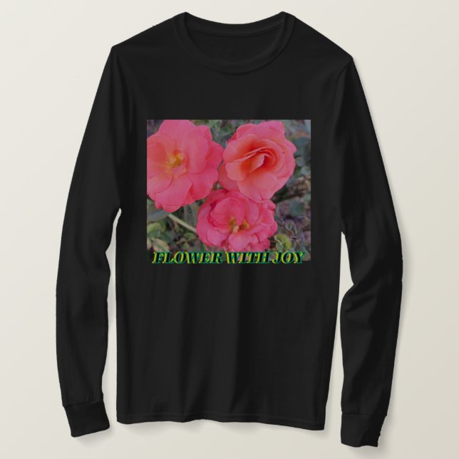 Camisa de Amor Rosas Vermelhas (Frente do Design)