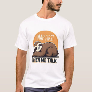 Camisa de Animal Preguiçoso Sonolento Citação Vint