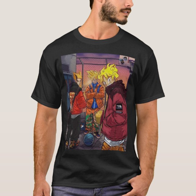 camisa de anime nike (Frente)