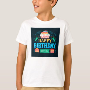 Camisa de aniversário bonita para crianças - Celeb