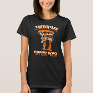 Camisa De Aniversário De 11 De Basquete Para Rapaz
