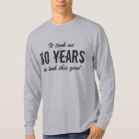 Camisa de aniversário de 80 para homens | demorei