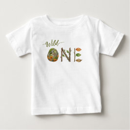 Camisa de Aniversário de Bebê Cool e Moderno Wild