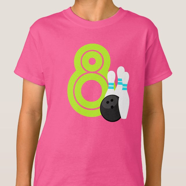 Camisa de aniversário de Boliches Neon (Criador carregado)