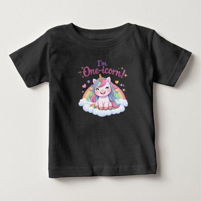Camisa de Aniversário de Crianças de 1 ano Eu Sou  (Frente)