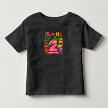 Camisa de Aniversário de Toddler Frutinha Dois Ano