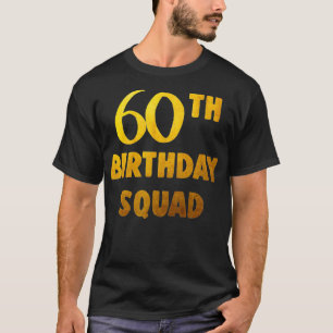 Camisa de aniversário do 60º aniversário para a
