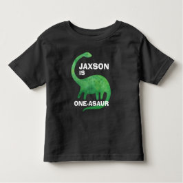 Camisa de aniversário do Dinossauro - Qualquer ida