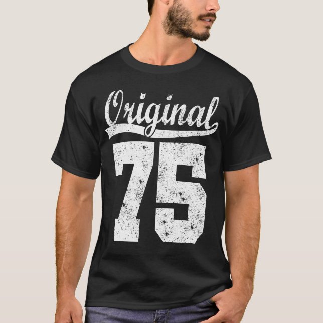 Camisa de aniversário do nascer 75 (Frente)