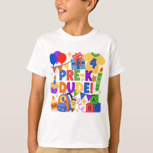 Camisa de aniversário e primeiro dia de aula do Pr