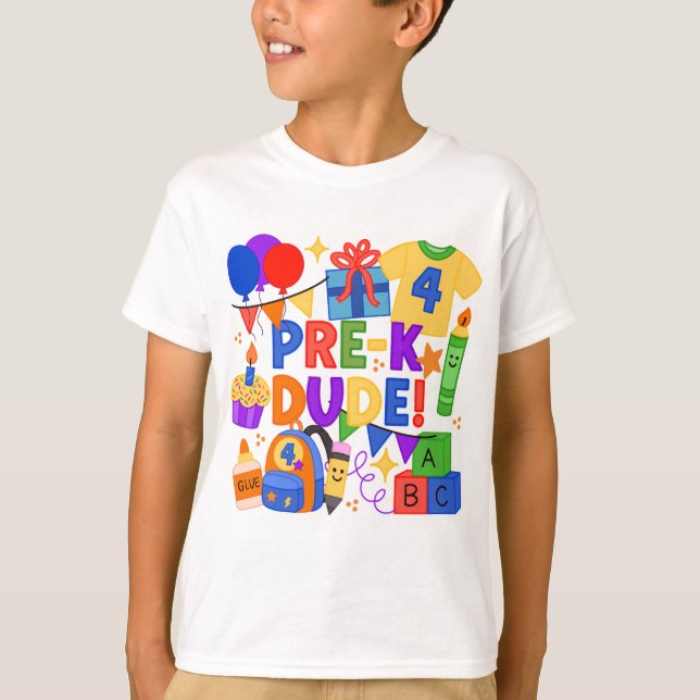 Camisa de aniversário e primeiro dia de aula do Pr (Frente)
