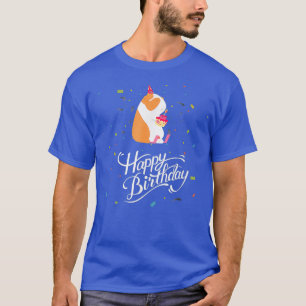 Camisa de aniversário feliz do Hamster