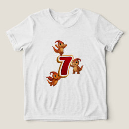 Camisa de aniversário Kammli Dino – 7 anos