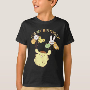 Camisa de aniversário Kawaii Fofa Camiseta de Ba