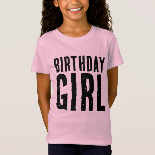 CAMISA DE ANIVERSÁRIO MENINAS ROSA