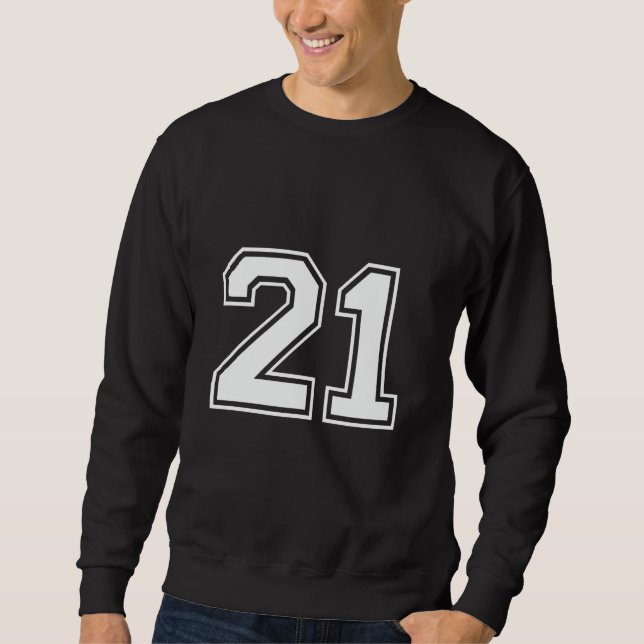 Camisa de aniversário número 21 - Chá de esportes  (Frente)