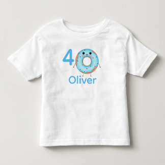 Camisa de Aniversário Personalizada com Nome Donut
