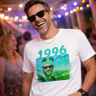 Camisa de Aniversário Personalizada dos Anos 90, F