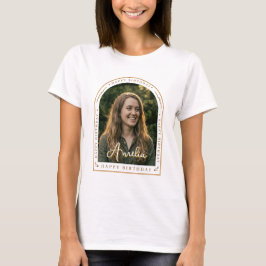 Camisa de Aniversário Personalizada | Foto e Texto