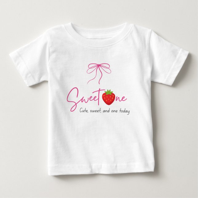 Camisa de Aniversário Sweet One (Frente)