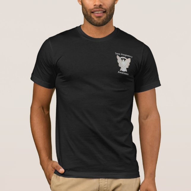 Camisa de Anjo da Fita de Sensibilização para a Gr (Frente)