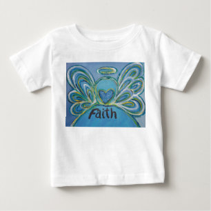 Camisa de anjo Inspiração de fé (Arte em ambos os 