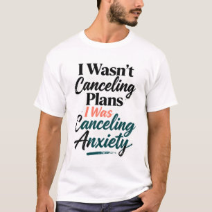 Camisa de Ansiedade de Introvertido Engraçado Canc