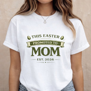 Camisa de Anúncio de Gravidez de Páscoa para a Mam