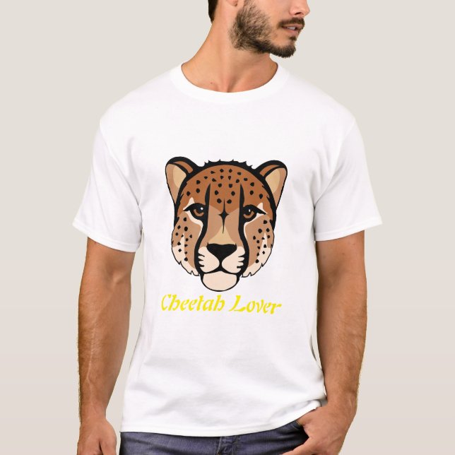 Camisa de Apoio à Conservação – Amante dos Guepard (Frente)