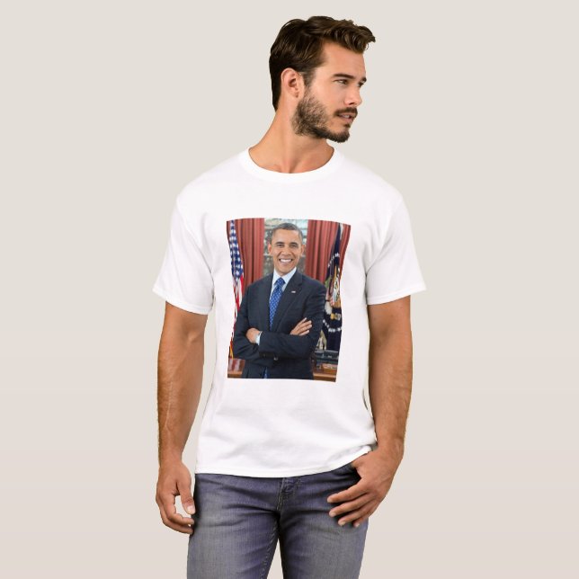 Camisa de Apoio ao Presidente Barack Obama (Frente Completa)