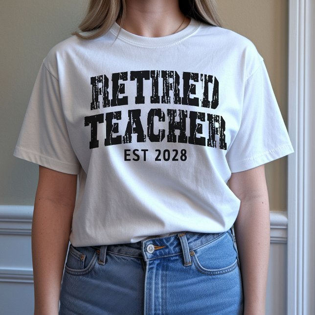 Camisa de aposentadoria personalizada, presente pa (retirement t-shirt for teachers, retired teacher shirt, retired teacher sweatshirt for women,)