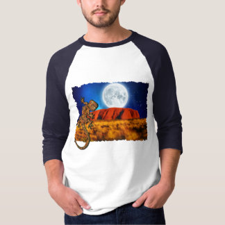 Camisa de Arte da Uluru Ayer Rock & Australiana