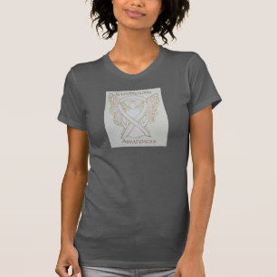 Camisa De Arte De Anjo Para A Sensibilização Do 